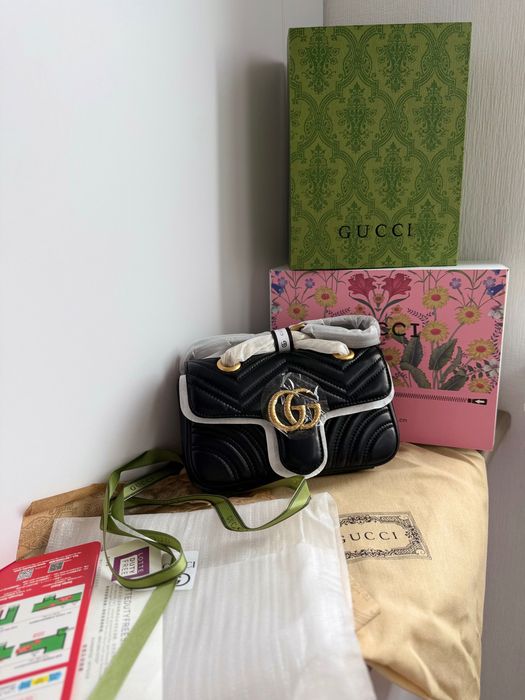 Сумка Gucci Marmont Mini Shoulder Bag, Black