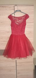 Sukienka  (S) czerwona  firmy SUGARFREE
