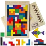 UKŁADANKA TETRIS Kolorowe Puzzle Klocki Drewniane Gra dla Dzieci 2 szt