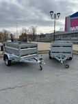 Оцинкований причіп Ursa від виробника 2х1.25 подвійний борт