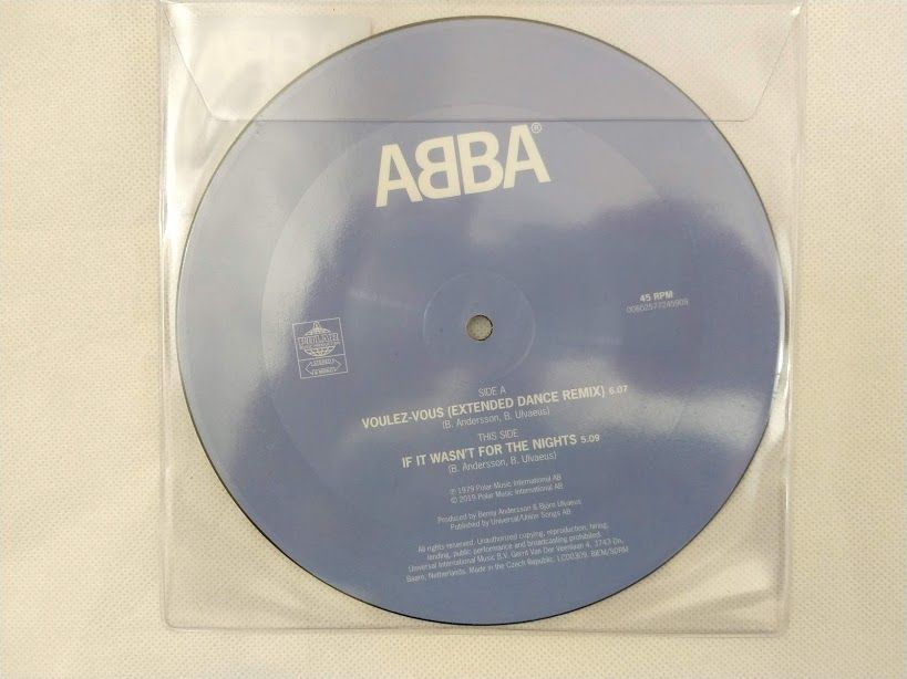 Abba singiel 7' Picture Disc voulez vous/if it wasnt for the nights