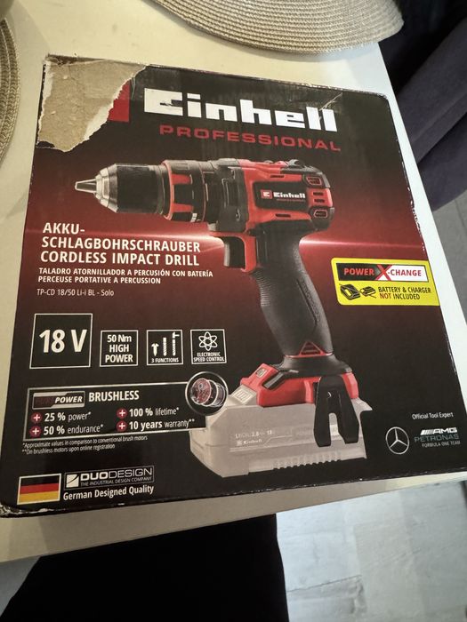 Wiertarko Wkretarka Udarowa Einhell TP-CD 18/60 Li-i BL Solo