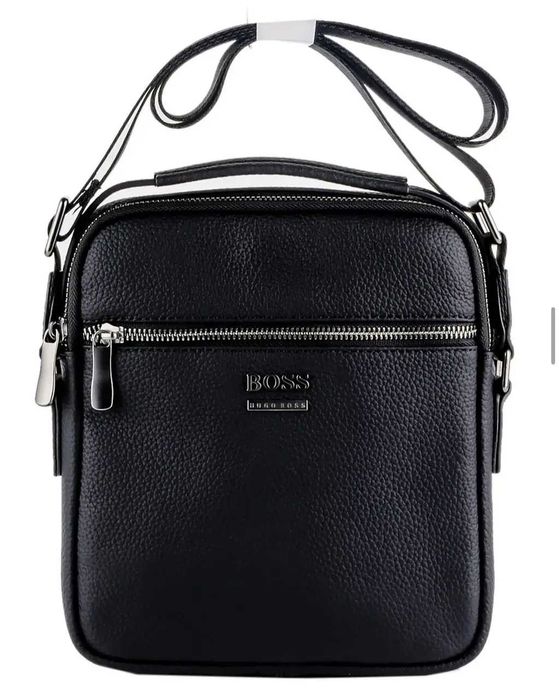 Сумка крос-боді через плече чоловіча з натуральної шкіри HUGO BOSS