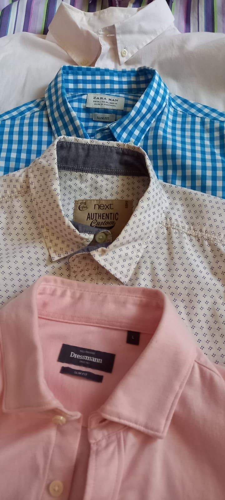 Zestaw eleganckich koszul męskich L