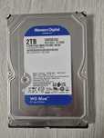 тихий жорсткий диск SATA3 \ 2TB WD Blue 5400RPM\3.5"\256MB cach 1к год
