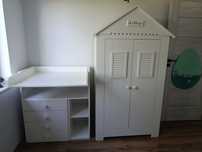 Szafa Marsylia Pinio oraz przewijak IKEA