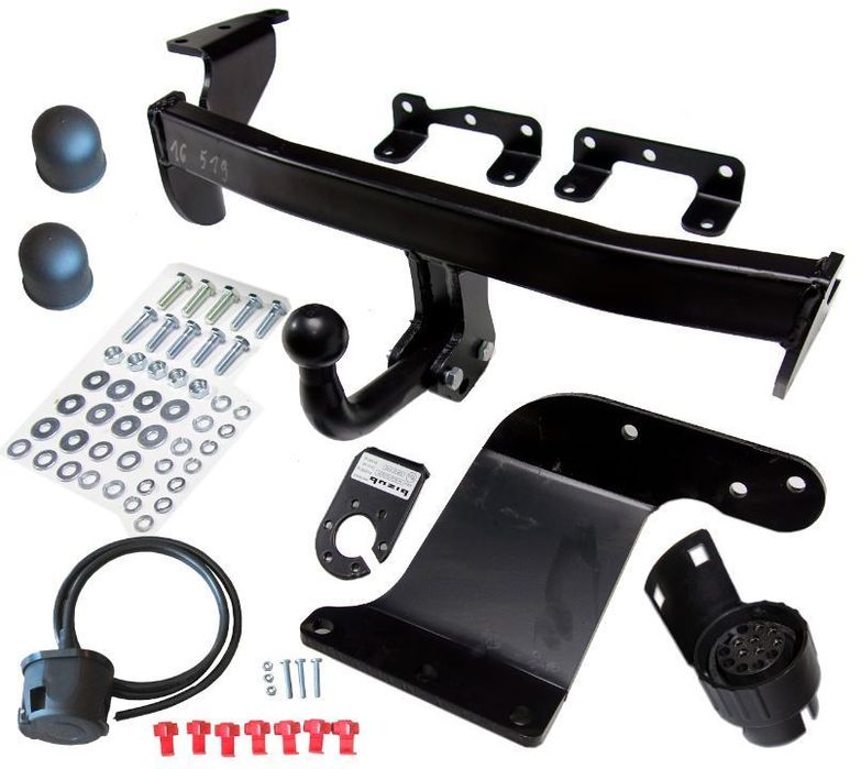 HAK HOLOWNICZY + WIĄZKA 7/13P DO SAMOCHODU MITSUBISHI OUTLANDER 2 II CITROEN C-CROSSER + FL