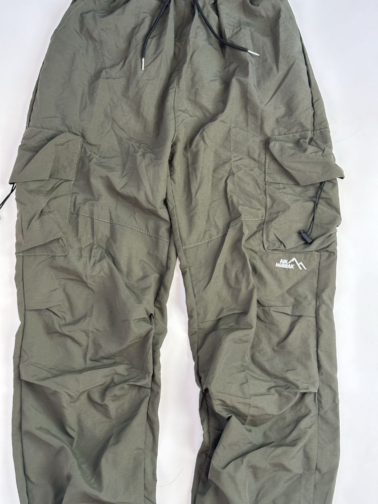 GORETEX НА УТЯЖКАХ штани карго зелені хакі хаки штаны парашути зеленые