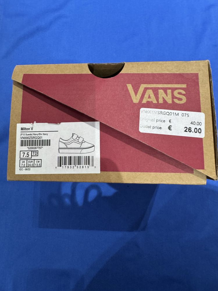 Vendo Ténis VANS número 24 como NOVOS
