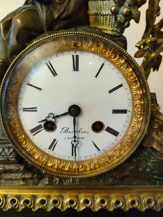 Zegar kominkowy Francja XIX W