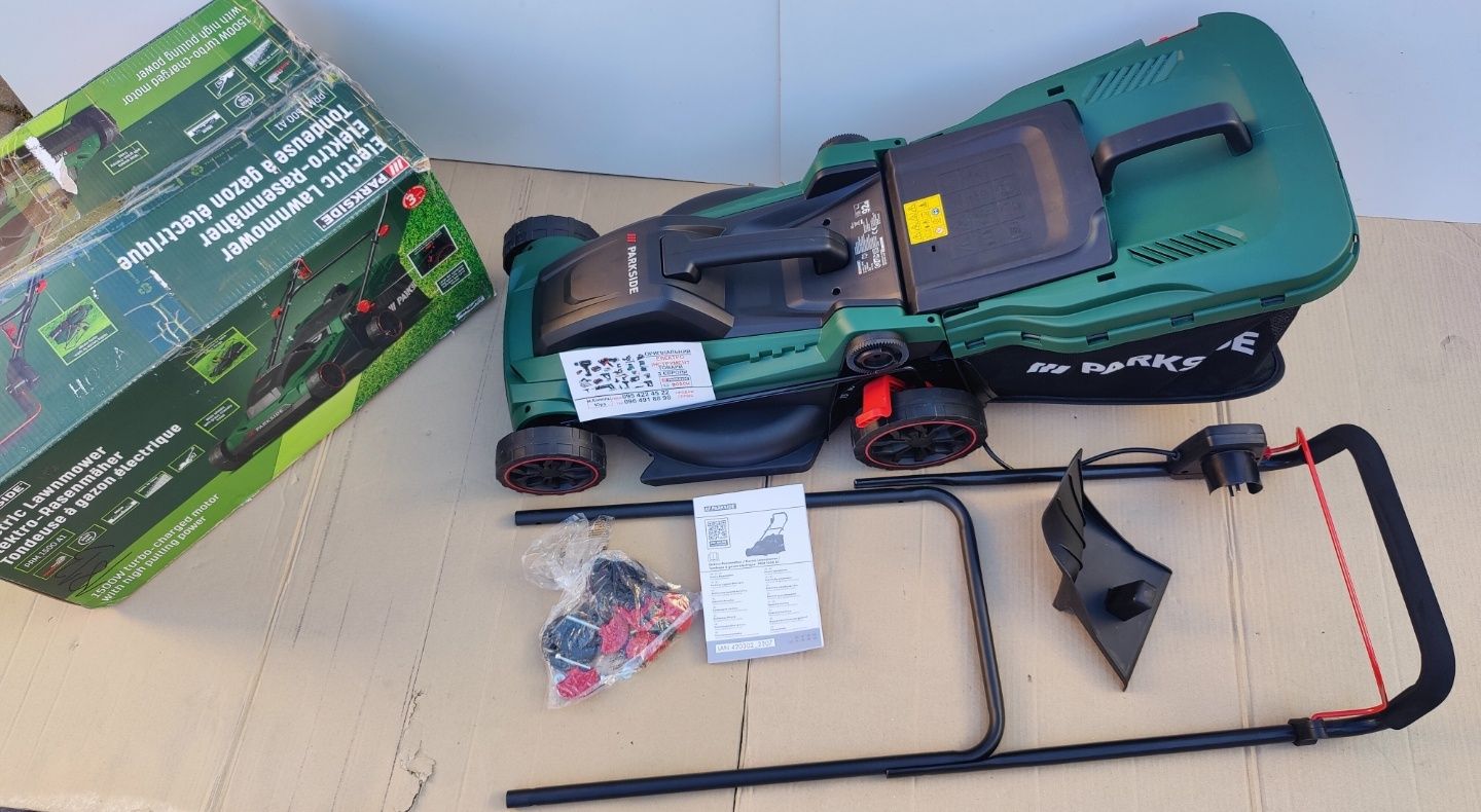 НОВА газонокосилка з Німеччини Parkside PRM 1500/газонокосарка/косилка