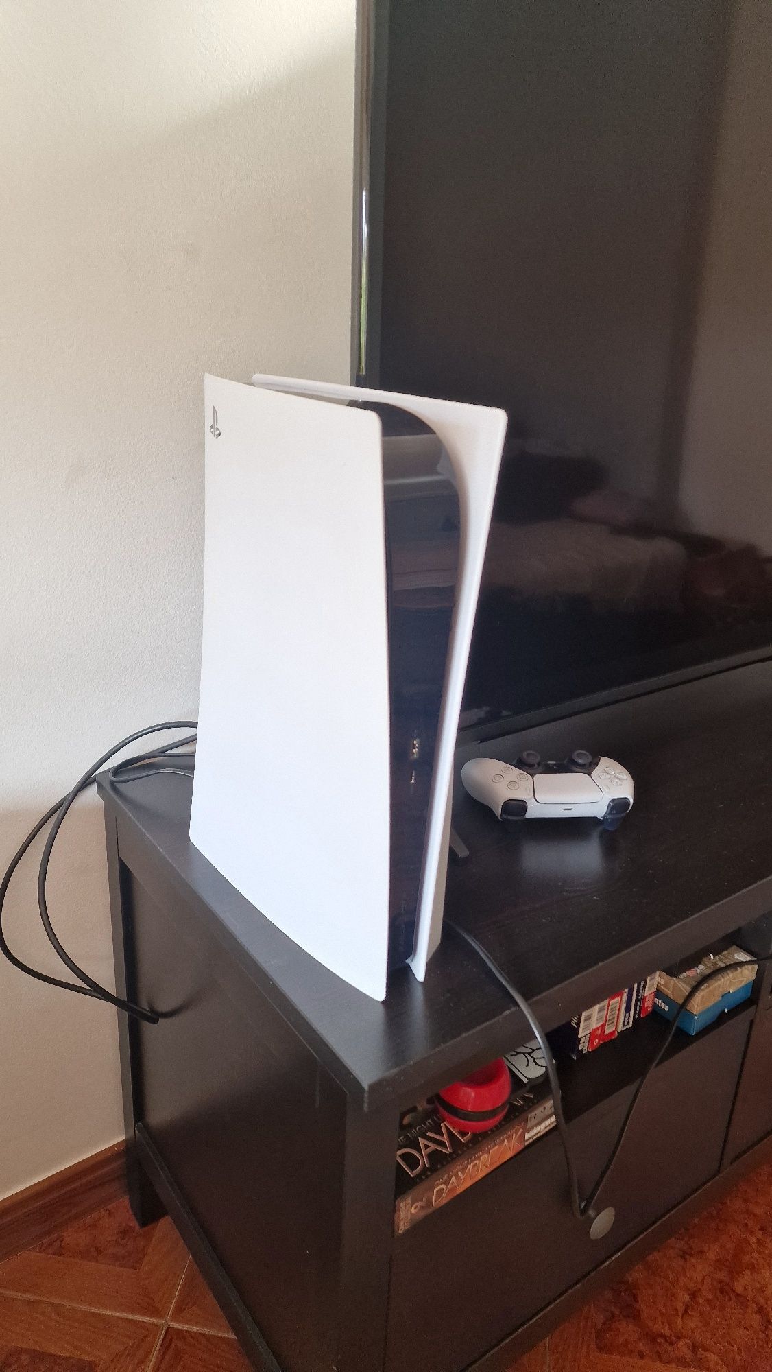 Playstation 5 com jogos e caixa não negociável