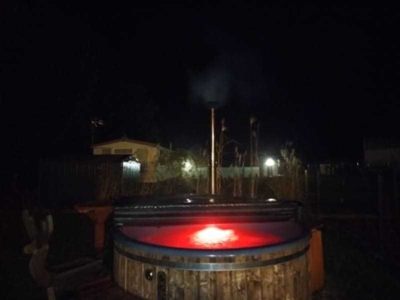 Sielanka Siemiany, domek całoroczny, jacuzzi (gorąca bania)