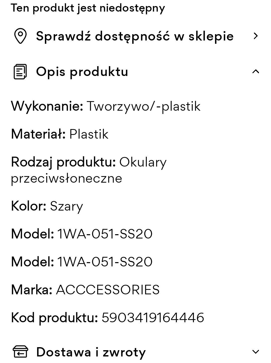 CCC Okulary przeciwsłoneczne srebrne szkła lustrzanki