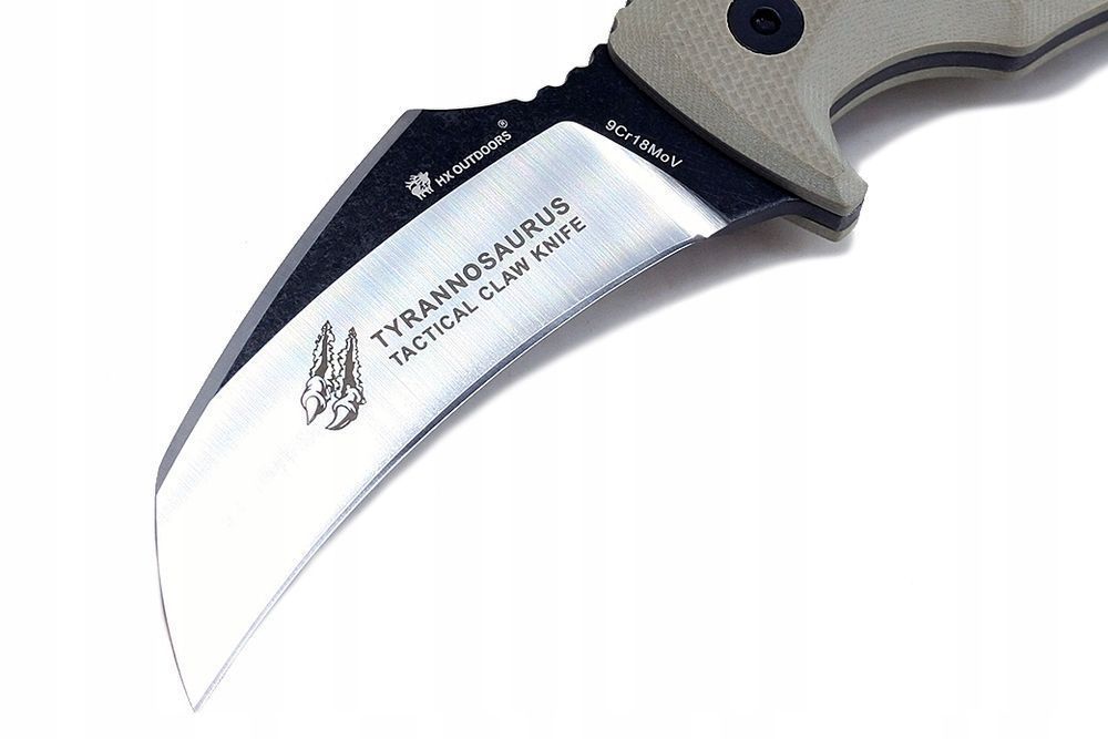 Karambit taktyczny wojskowy nóż do samoobrony Pazur HX OUTDOORS Kydex