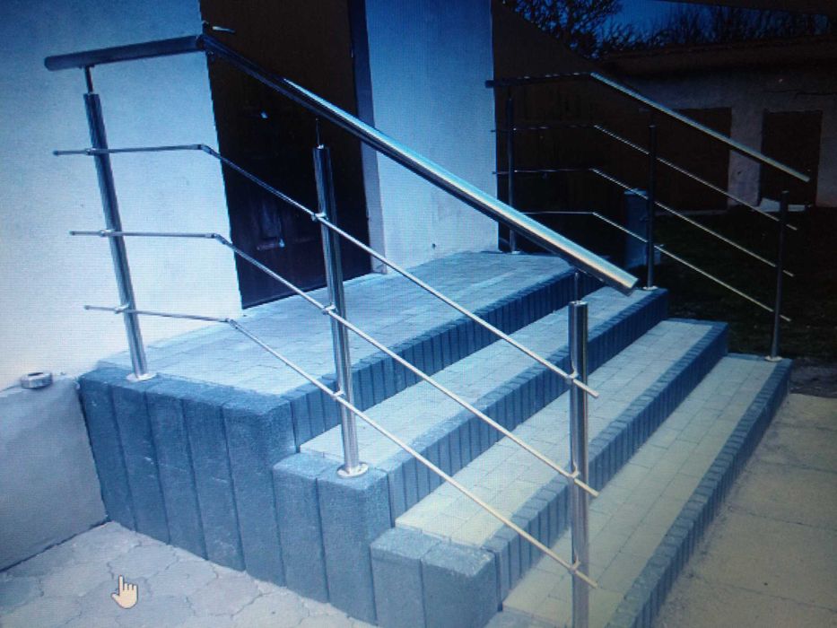 PORĘCZE BALUSTRADY ze stali nierdzewnej/solidne na wymiar/Producent