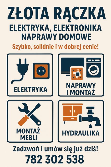 Złota Rączka – Elektryk, Elektronik, Naprawy Domowe