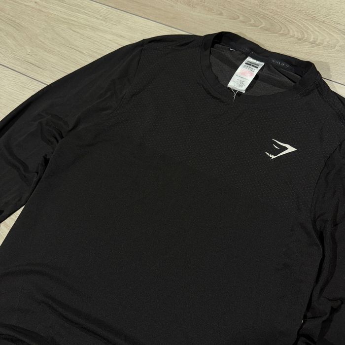 Чорна Спортивна кофта лонгслів ДжимШарк GymShark S оригінал