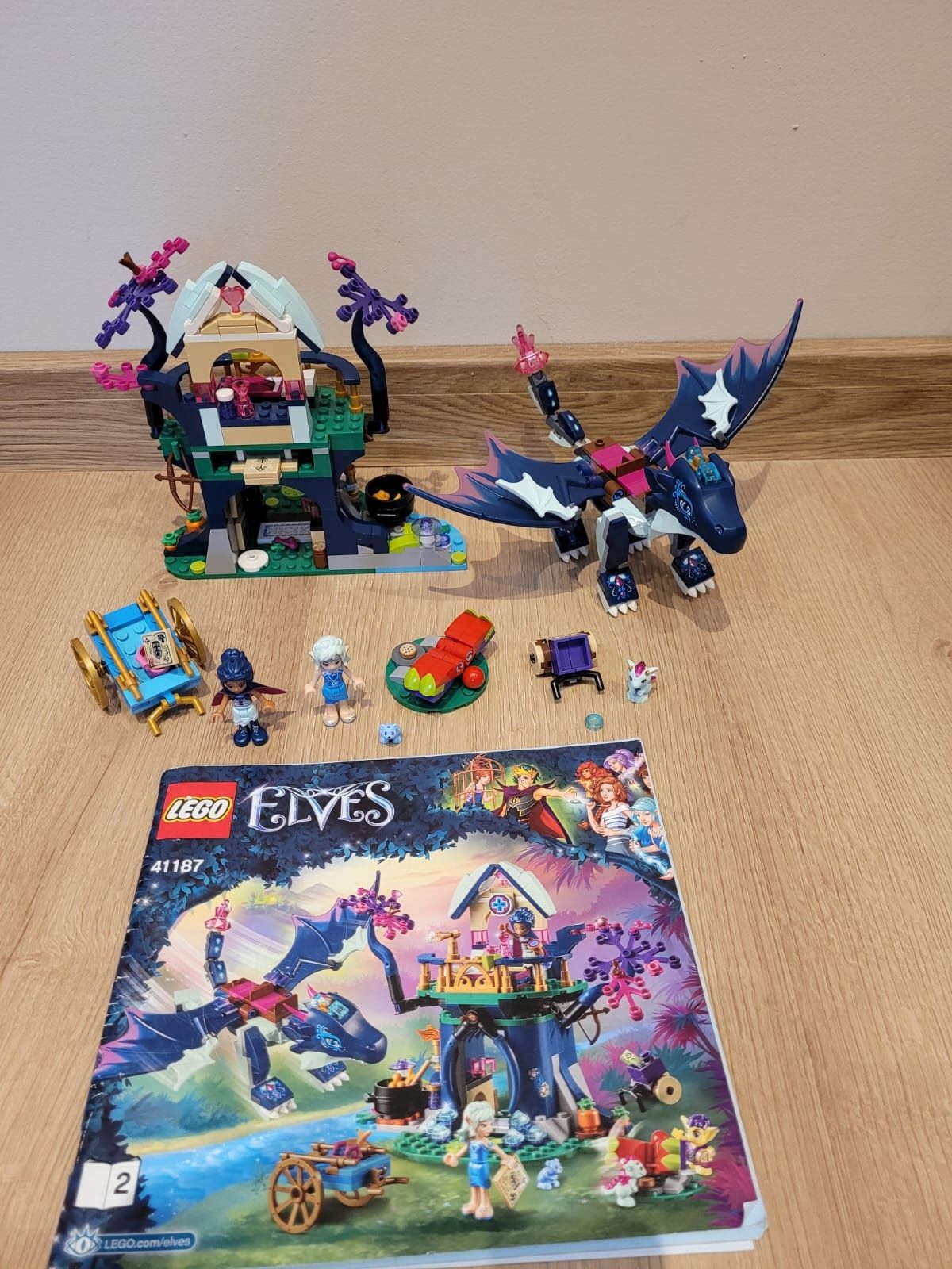 Lego elves lecznica Rosalyn 41187 plus pudełko