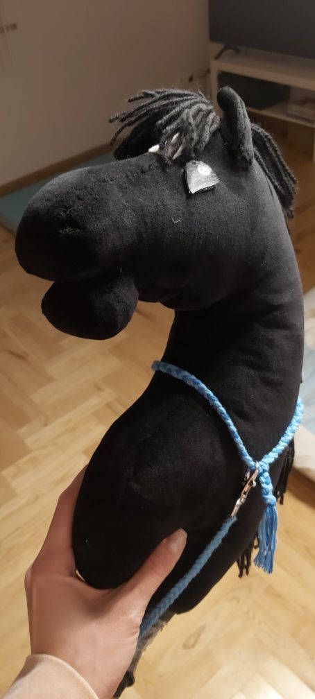 Koń na kiju hobby horse czarny  a3 a a4