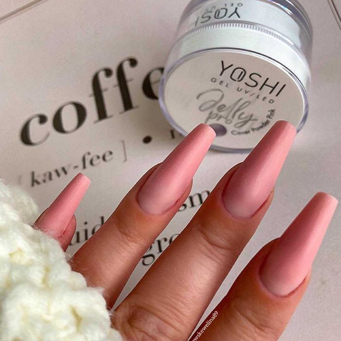 Yoshi Żel budujący Jelly Pro Cover Powder Pink pudrowy róż 50ml