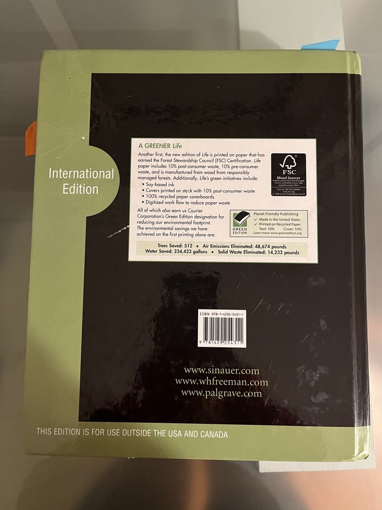 Life The Science of Biology NINTH EDITION
