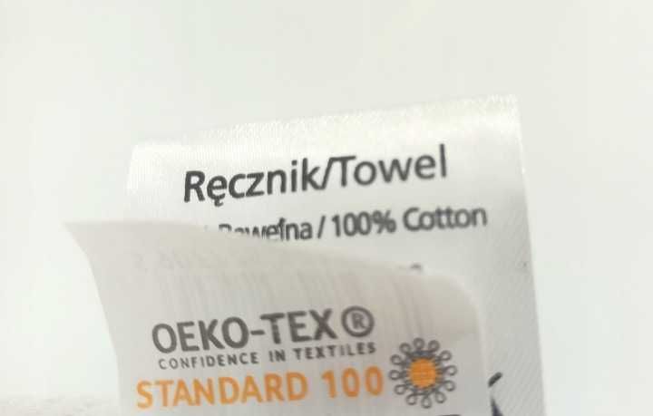 Trzy ręczniki zestaw ręczników bawełna z welurowym poszyciem ozdobonym
