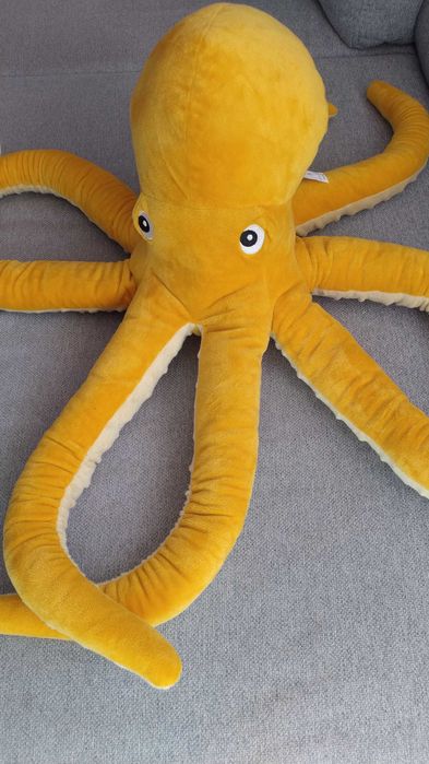Wielka ośmiornica, maskotka, pluszak Ikea