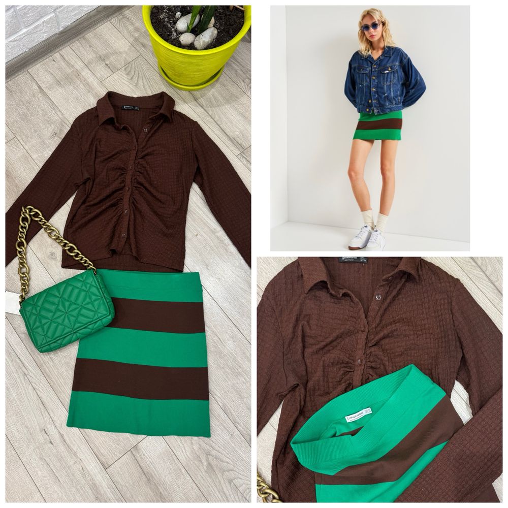 Продам набором футболку Lagerfeld,  юбку H&M
