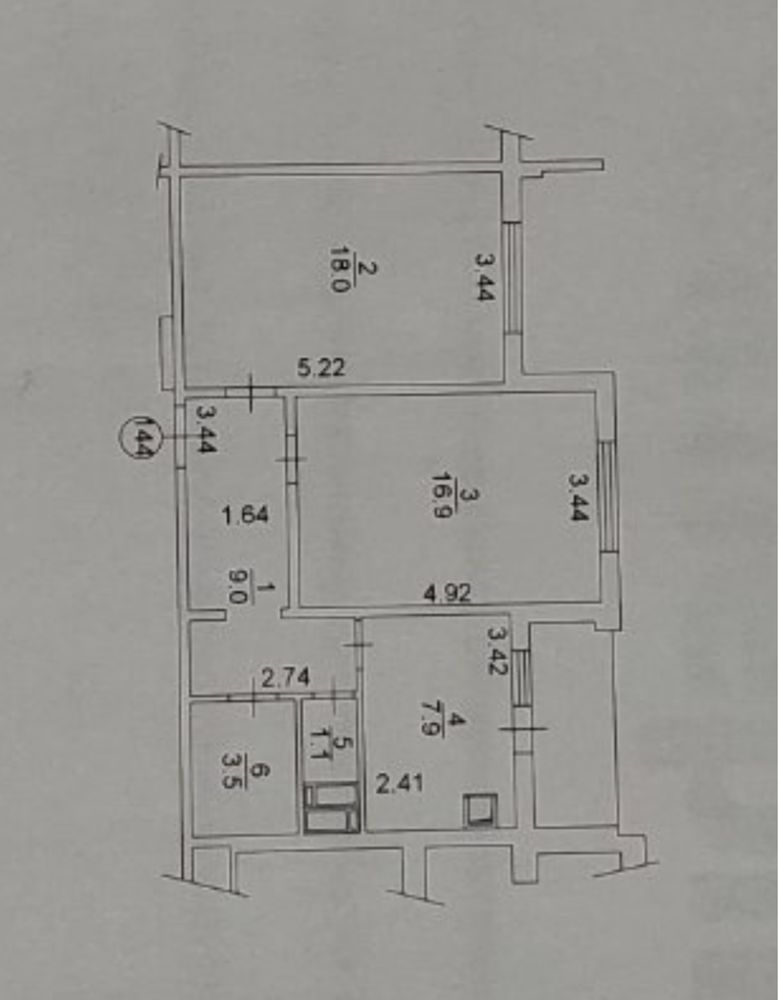 Продається 2-кімнатна квартира в Тарасівці, Київська область