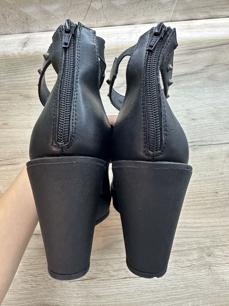 Buty koturny Gothicana r. 41, 27 cm goth punk ćwieki