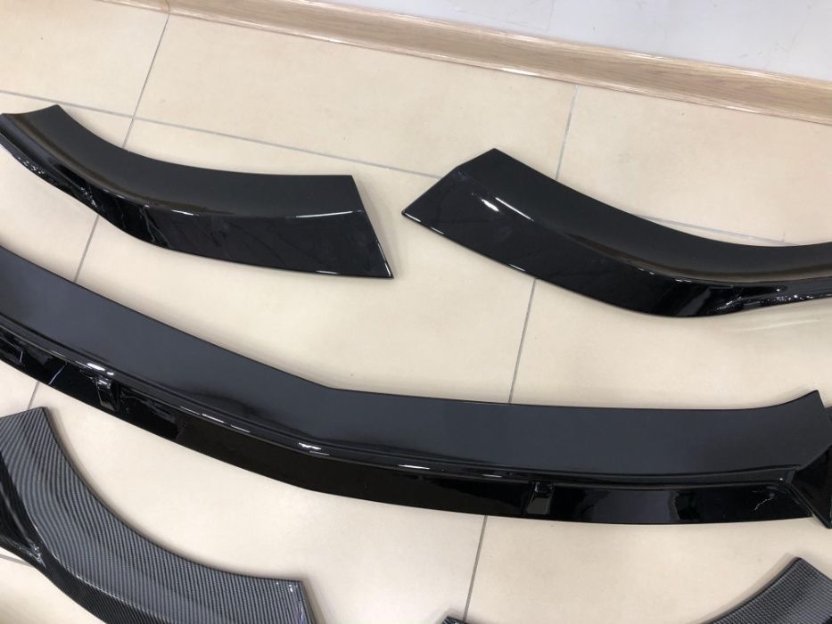 Сплитер Губа на Mercedes w205 W213 w117 14-18г Накладка бампер спойлер