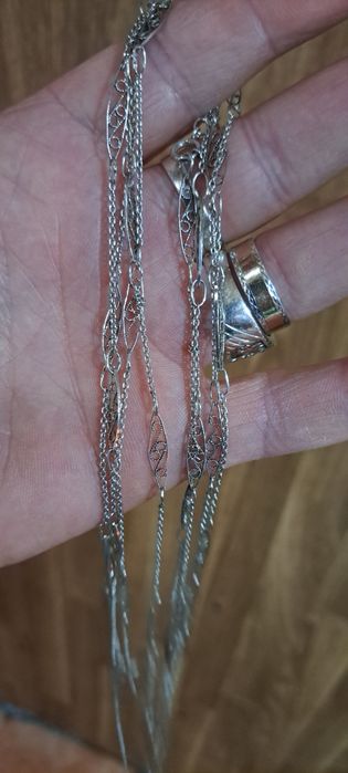 Trancelim vintage em prata filigrana.