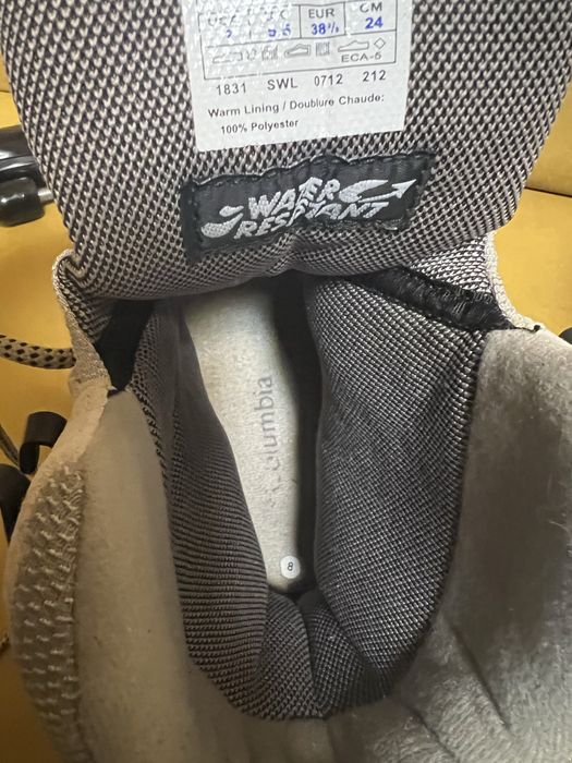 Термо черевики Columbia 200grams termolite gore-tex 38p