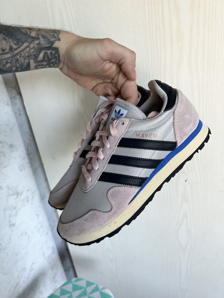 Кроссовки сетка и замша adidas haven оригинал размер 38