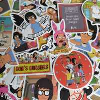 50 Autocolantes Stickers Bob's Burguers