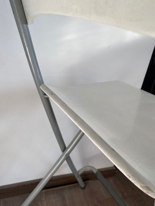 Krzesło ikea franklin, hoker, bialy