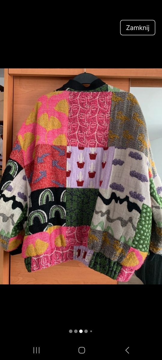 Kurtka Zara boho  patchwork