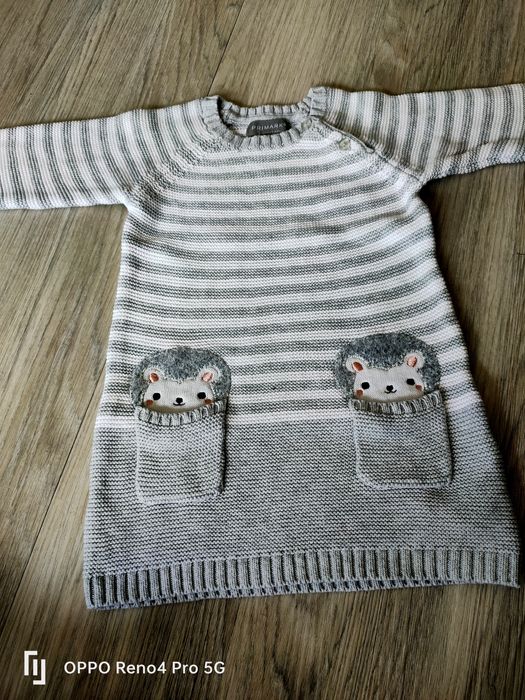 Śliczny sweterek Primark roz 86