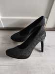 Buty szpilki z brokatem