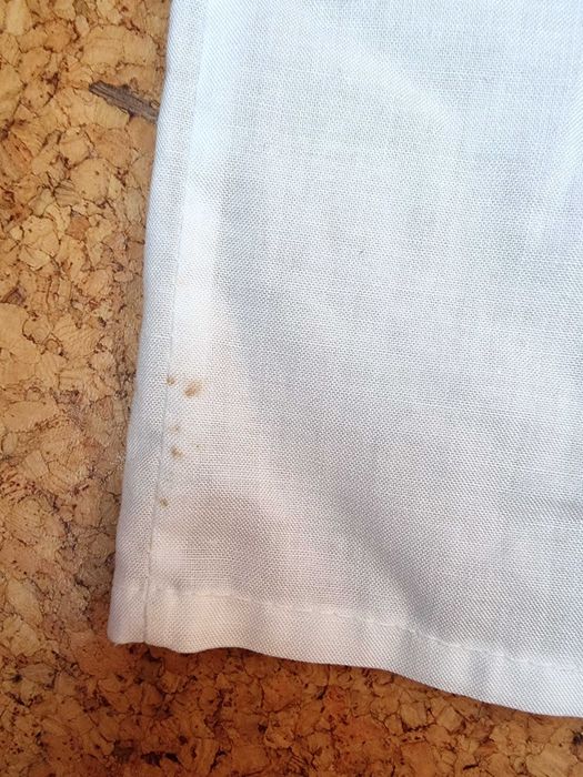 Camisa de manga curta branca com detalhes azuis Zé-Zi, 3 anos