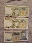 Banknot 200 i 50 zł PRL 1988