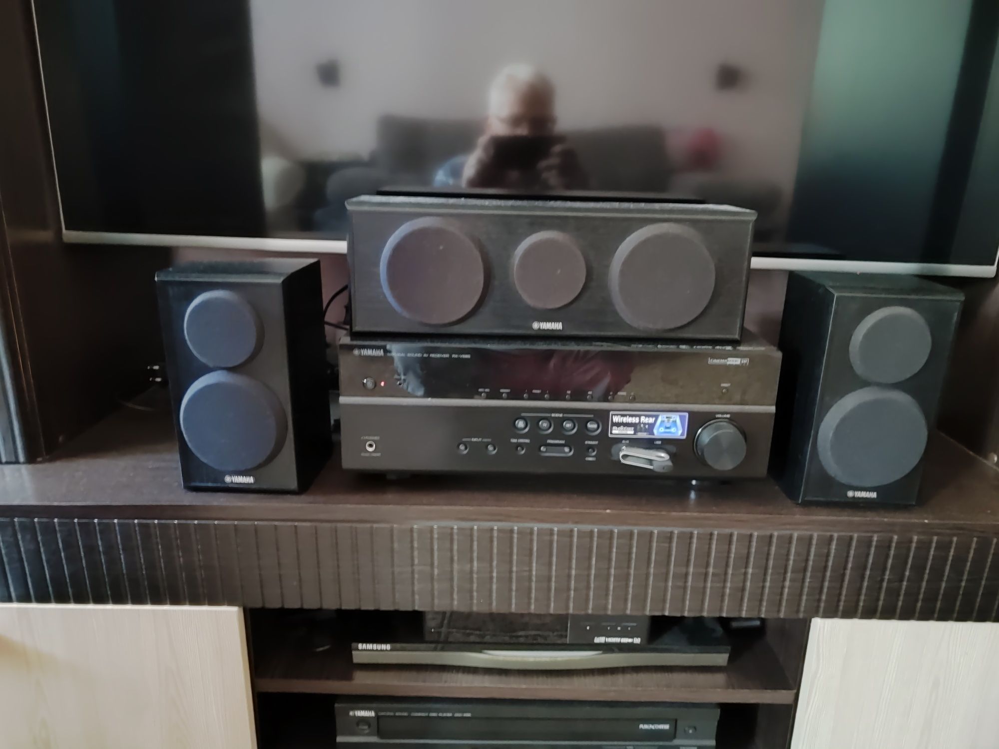 Комплект акустики Yamaha SET NS-150 Black+subwoofer yst-sw030
