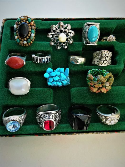 KIT ANÉIS de Homens & Senhora, 10€, á escolha - Aço & Pedras, Lindos !