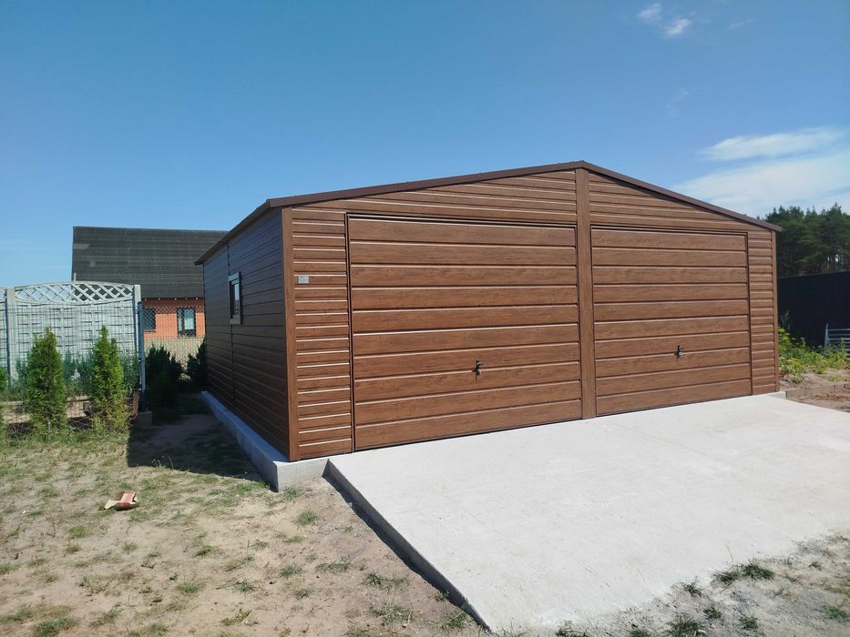 Garaż Blaszany, Blaszak, 7 x 6 Orzech!