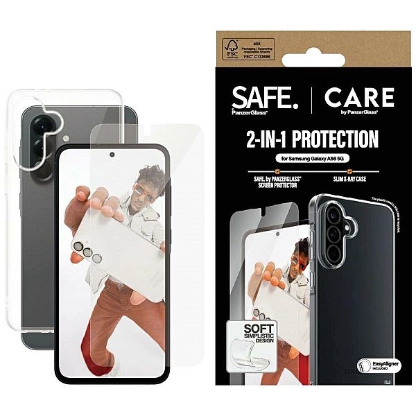 Zestaw ochronny CARE by PanzerGlass Fashion 2w1 Etui+Szkło na Samsung