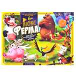 Настольная игра "Ферма люкс", Danko Toys.Україномовна настільна гра.