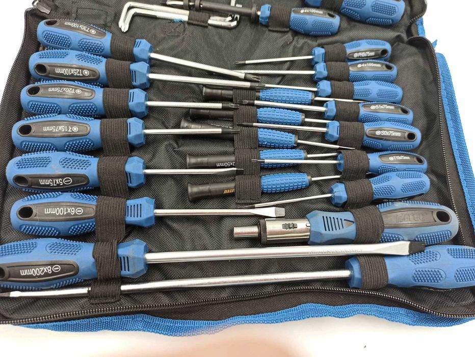 ZESTAW WKRĘTAKÓW I Bitów Końcówek akcesoriów Niteo Tools 100 el. TORBA