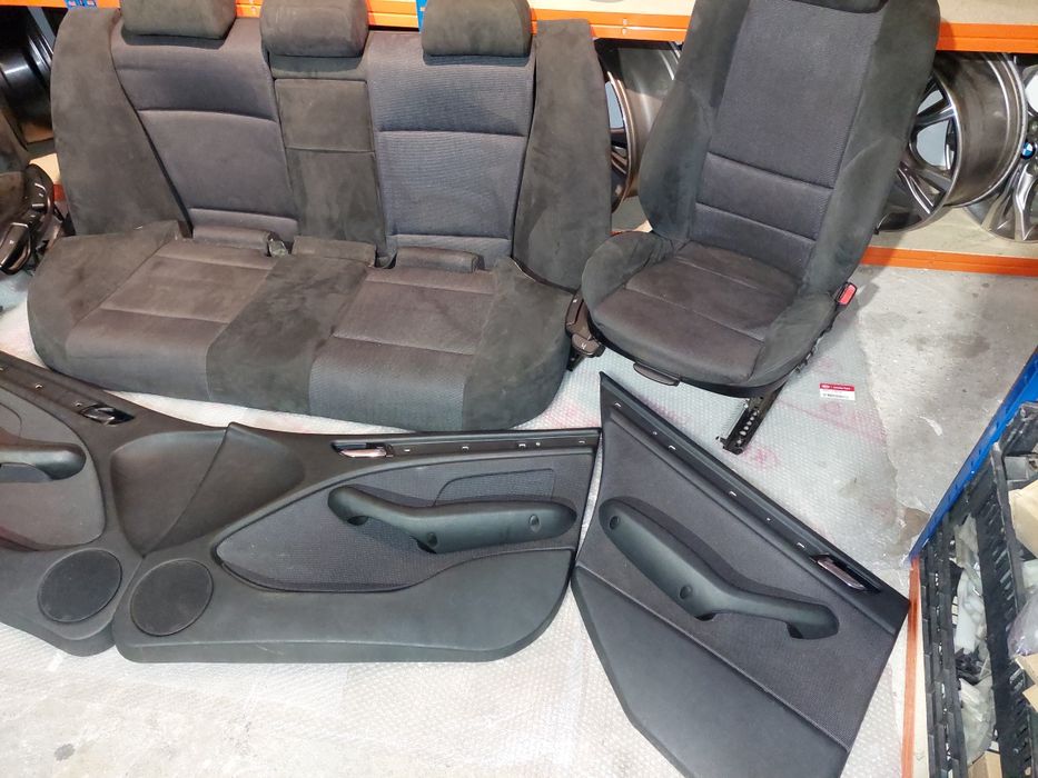 Bancos bmw E46 Pack m em Alcântara  impecáveis