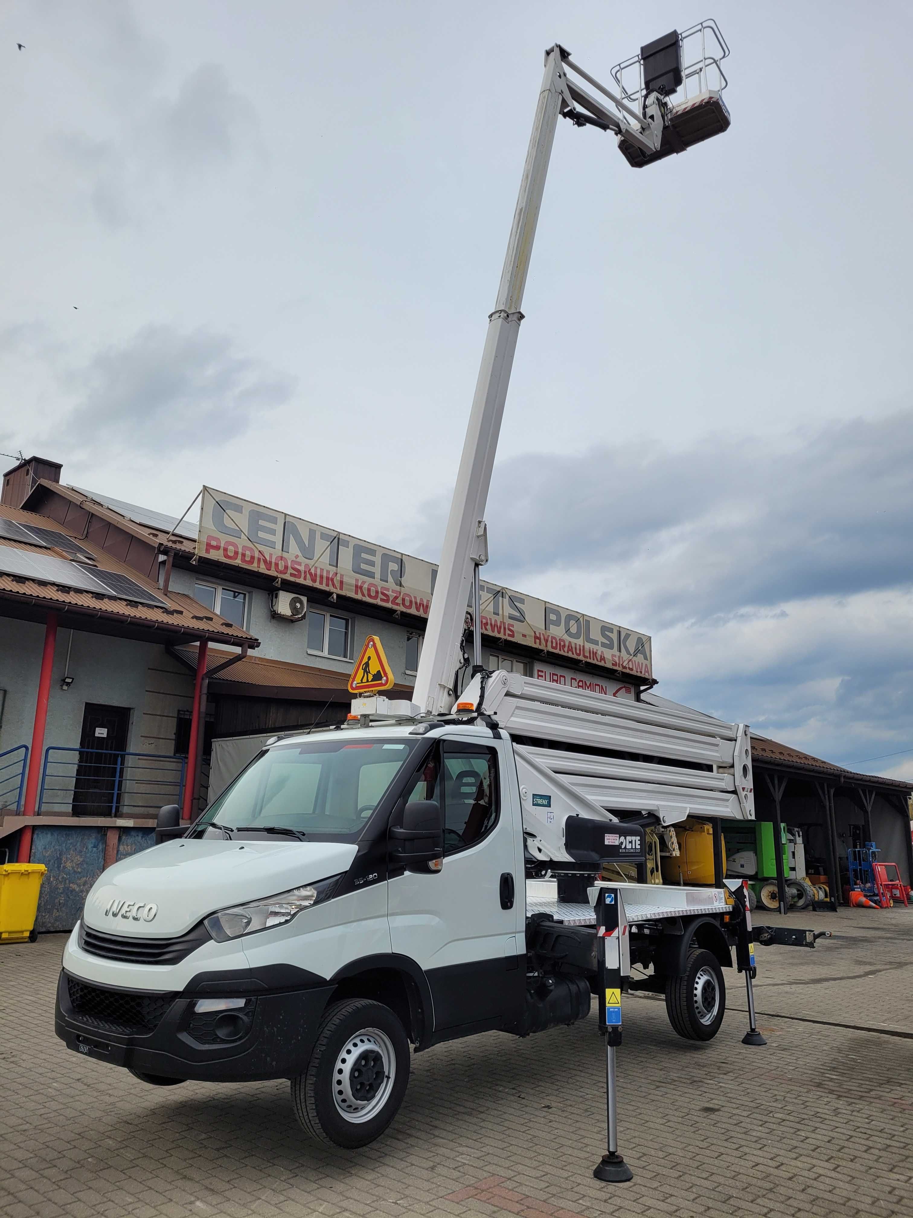 przegubowy/z/jib/podnośnik/cte/zed/23m/zwyżka/iveco/koszowy/multitel